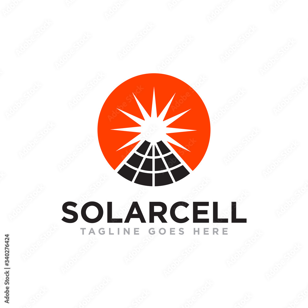 Solar Energy Logo Design Vector Solar Energy Logo Design Vector