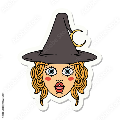 human mage character sticker
