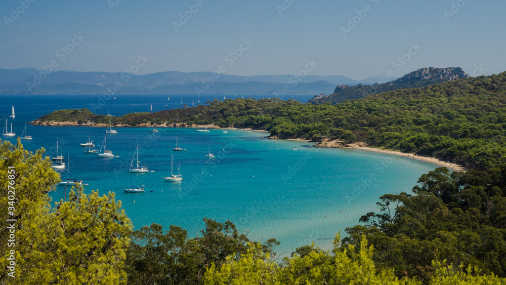 Isole Porquerolles - Costa Azzurra - Francia.
Spiaggia.