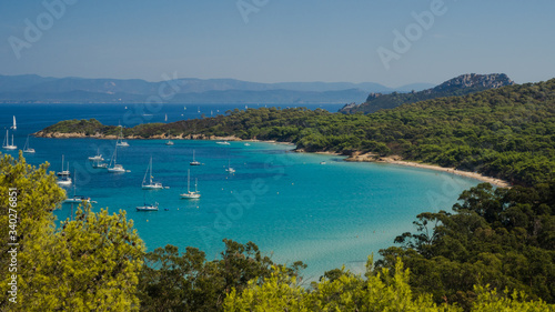 Isole Porquerolles - Costa Azzurra - Francia. Spiaggia.