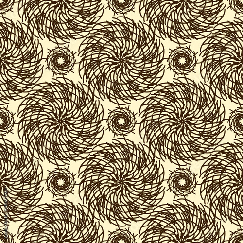 Seamless vector in geometric ornamental style.
