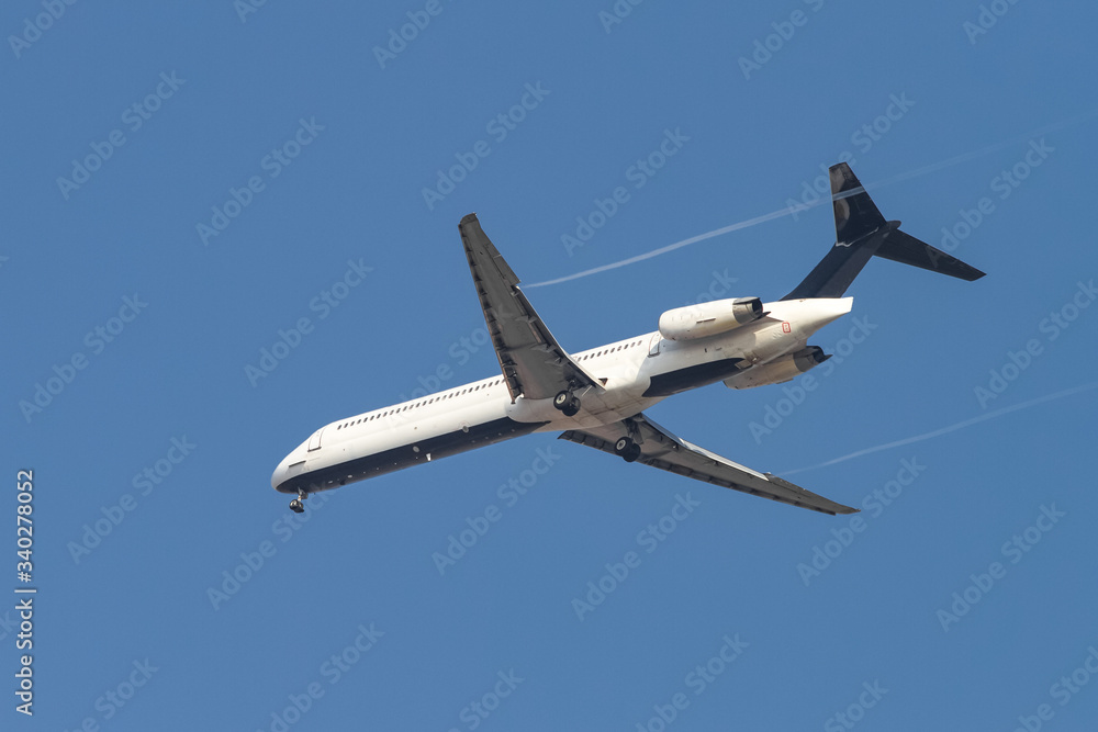 Fototapeta premium Passenger Airplane in the Sky