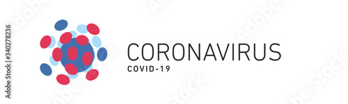 Coronavirus Wuhan virus disease virus infections prevention infographic logo icon symbol white banner