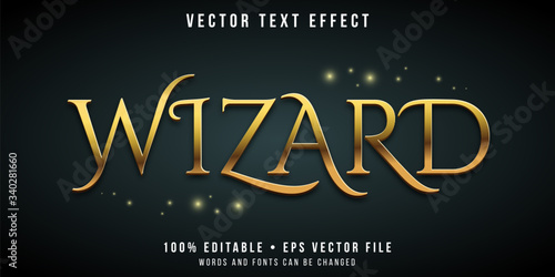 Editable text effect - wizardry style