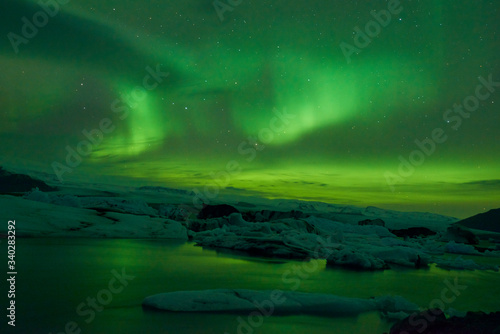 Aurora borealis in Iceland  © paulfarnham