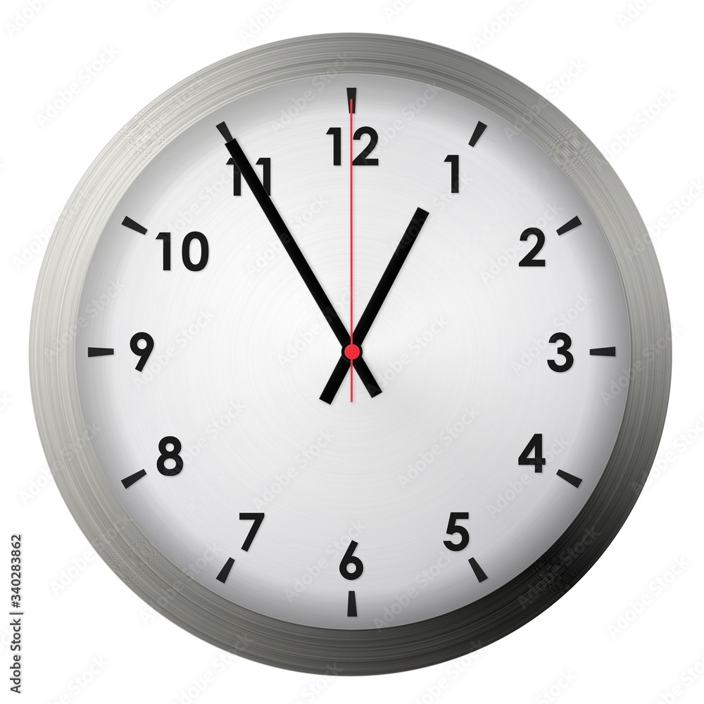 Analog metal wall clock Analog metal wall clock