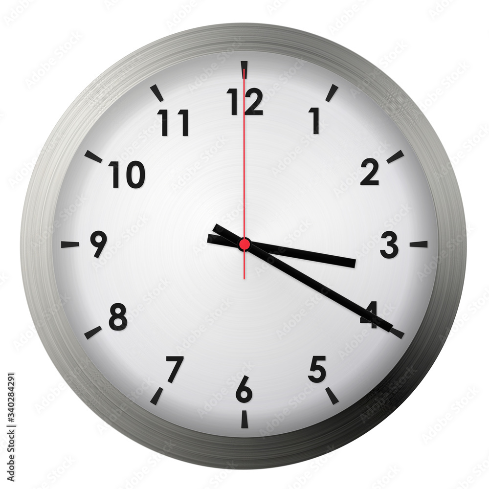 Analog metal wall clock Analog metal wall clock