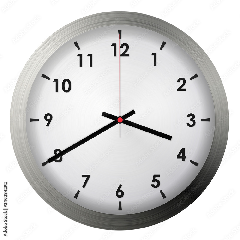 Analog metal wall clock Analog metal wall clock