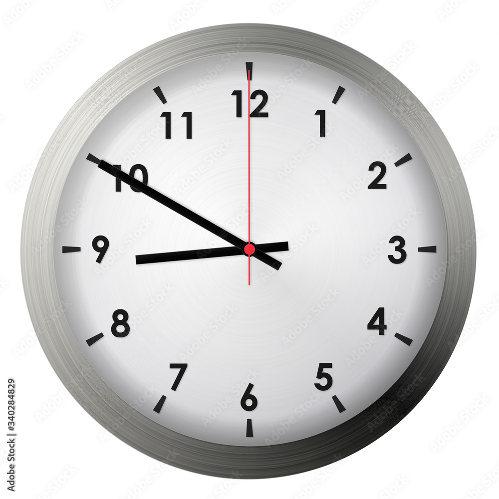 Analog metal wall clock Analog metal wall clock