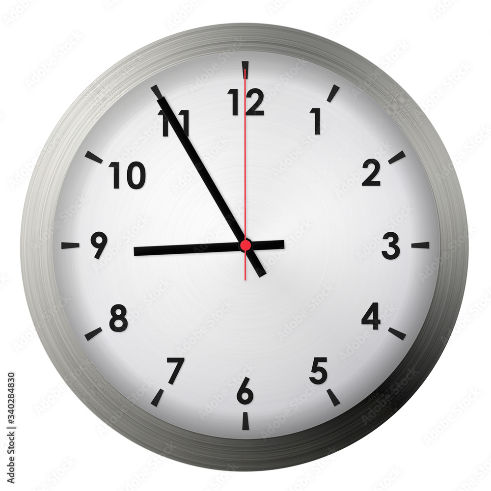 Analog metal wall clock Analog metal wall clock