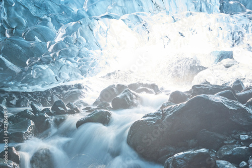 Iceland  Glacier caves 