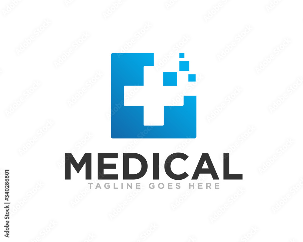 Obraz premium Medical Care Logo Design Vector