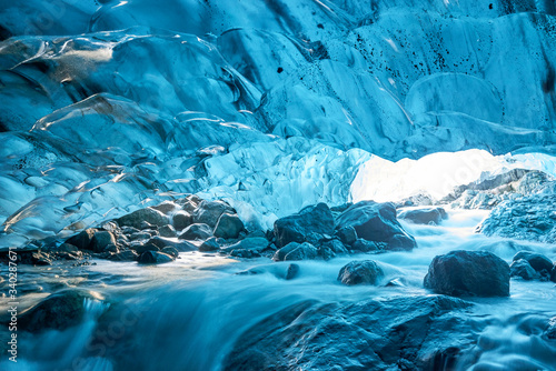 Iceland, Glacier caves 