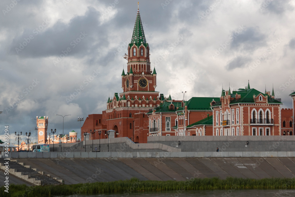 Obraz premium decorative fake castles in the city