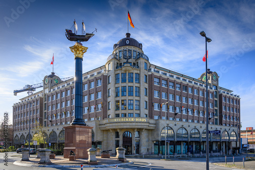 Canvas Print Störtebeker-Haus Hamburg Hamm