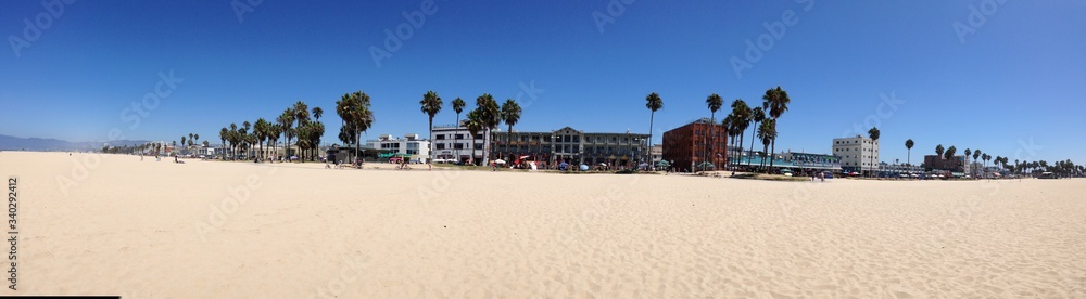 Los Angeles , vue panoramique Venice Beach