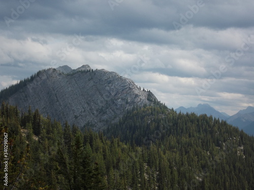 clouds over the mountains