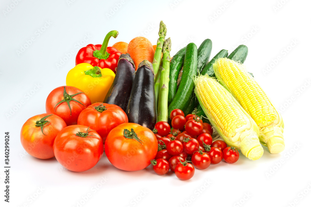 沢山の新鮮な野菜