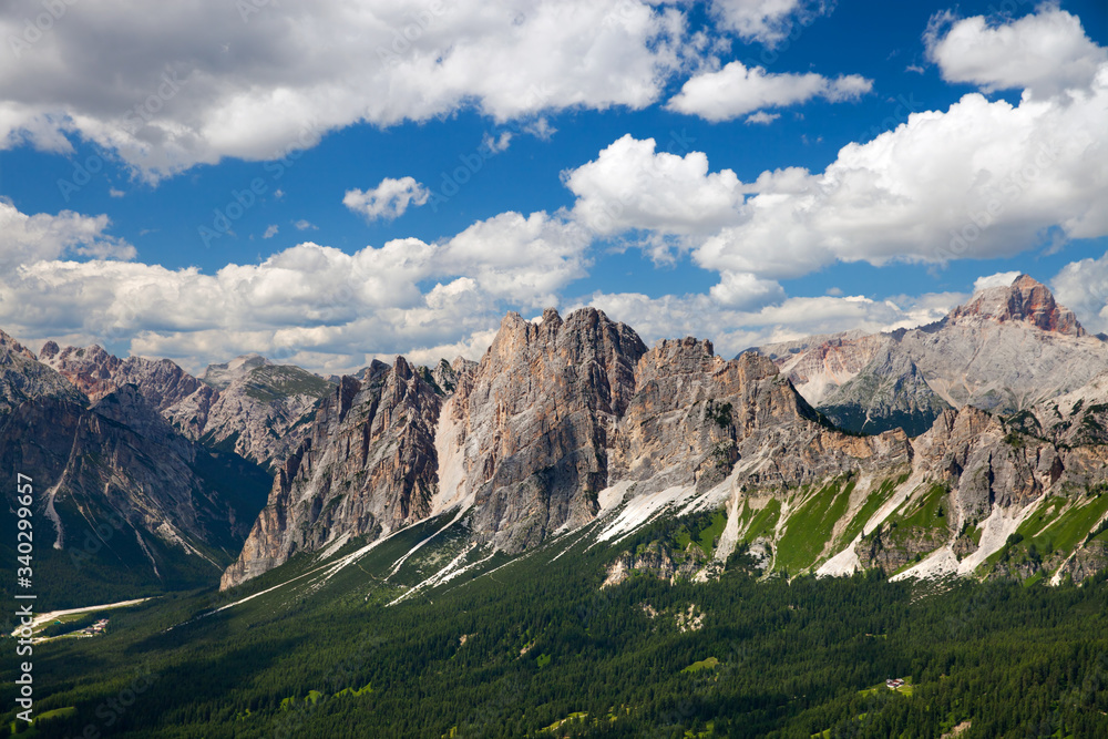 peaks of the Dolomites, Italian Alps