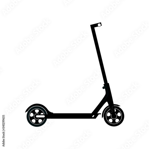 Vector scooter icon design on white background