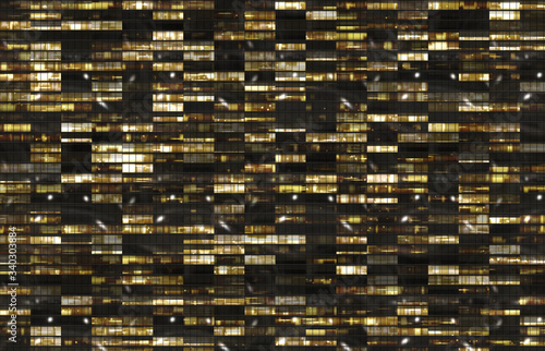 skyscraper office building front view