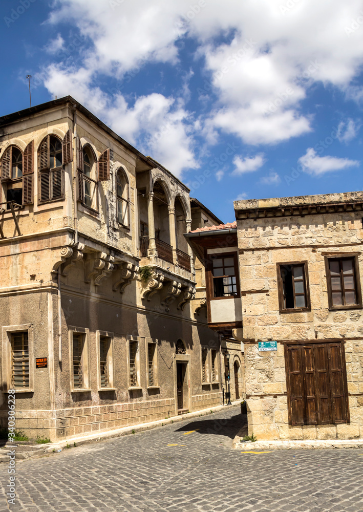 Tarsus, Mersin, TURKEY, traditional Turkish houses in Tarsus, Turkey	