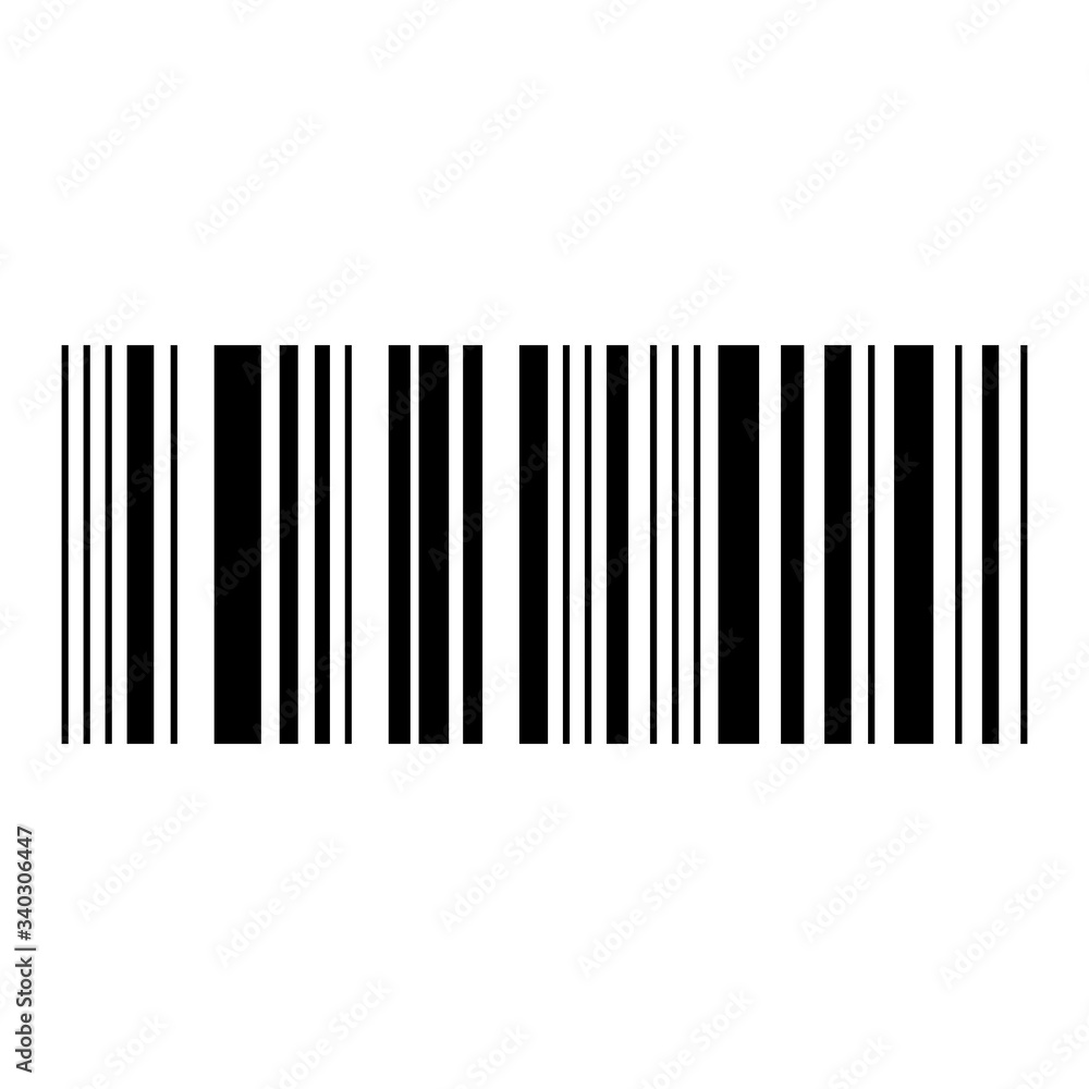 BAR code. Infographic element, icon. Vector illustration.