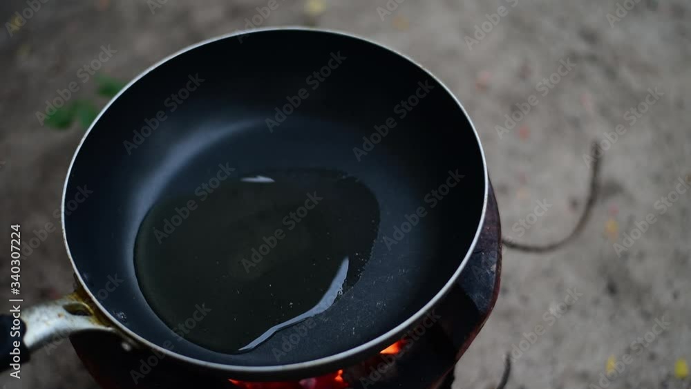 Close up fire charcoal in stove for cooking. Close up fire charcoal in stove for cooking.