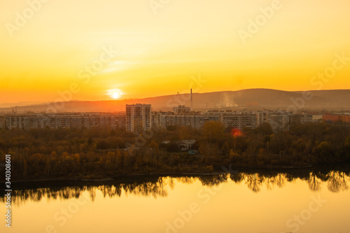 view of the city of Novokuznetsk
