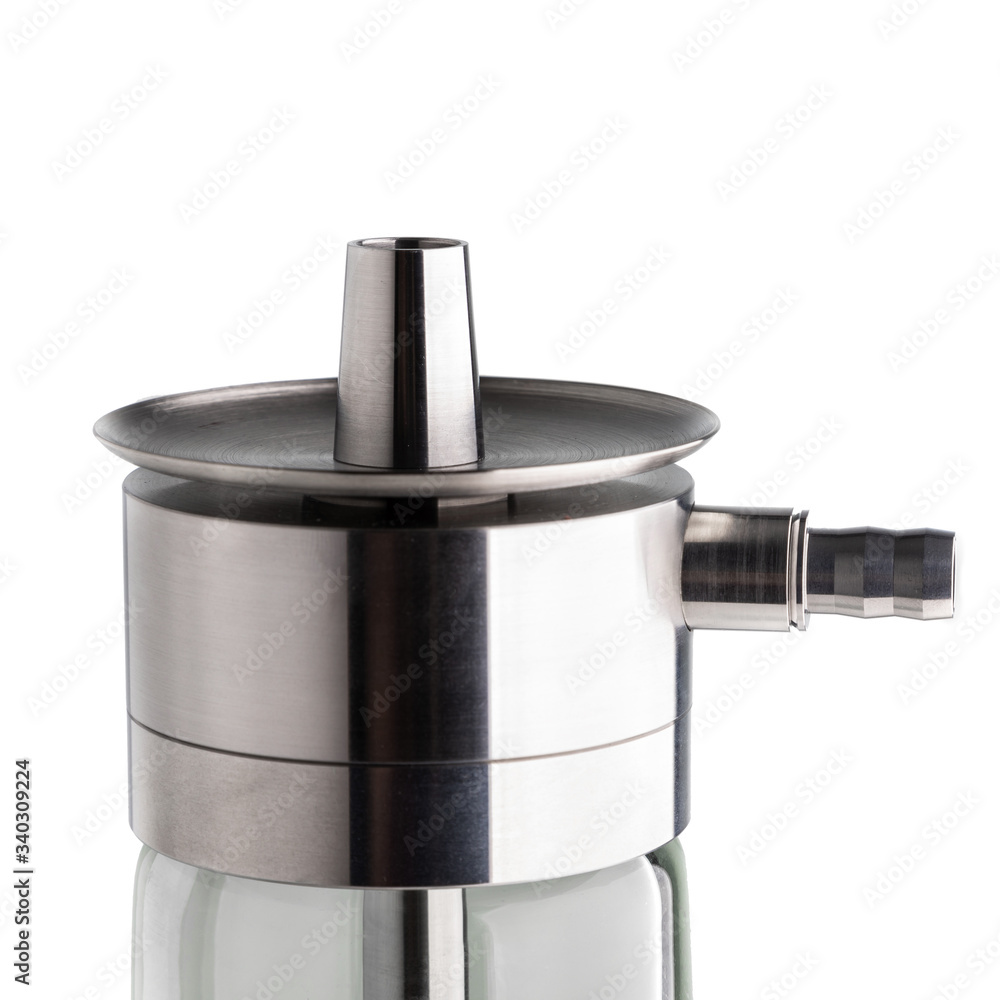 modern hookah on a white background modern hookah on a white background