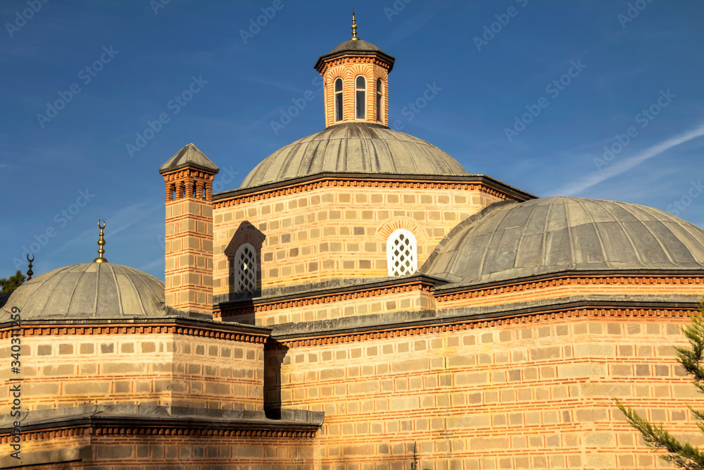 Karacabey Mosque built by Karacabey in the 15th century; the mosque, tomb and foundation, which are now situated in the campus of the Hacettepe University,