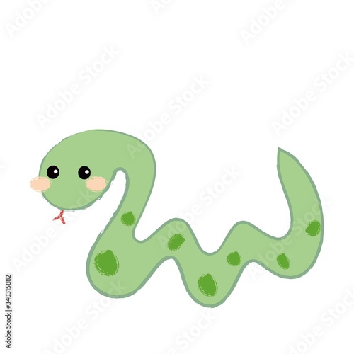 蛇のイラスト