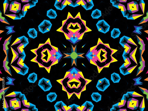 Pattern Kaleidoscope Abstract Design