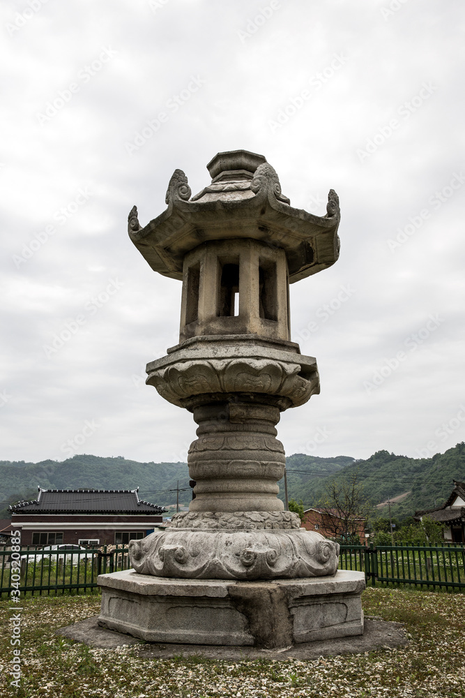 Stone lantern in Imsil-gun, South Korea.
