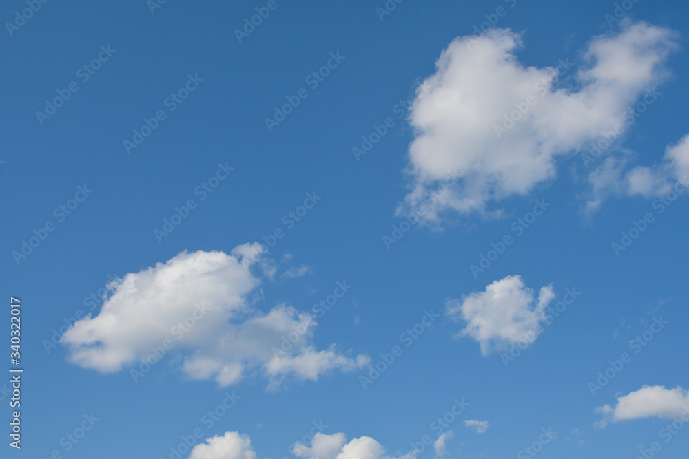 clouds in blue sky as background clouds in blue sky as background
