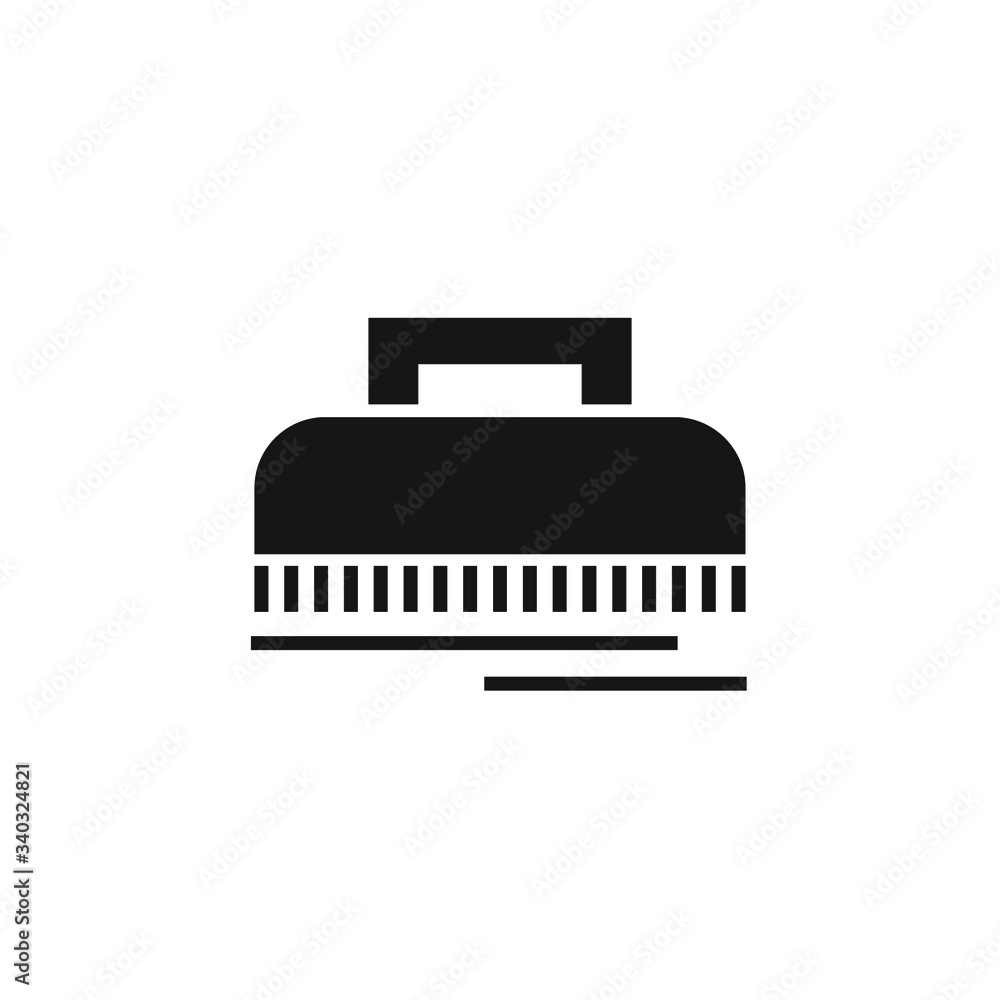 brush icon vector glyph isolated on white background brush icon vector glyph isolated on white background