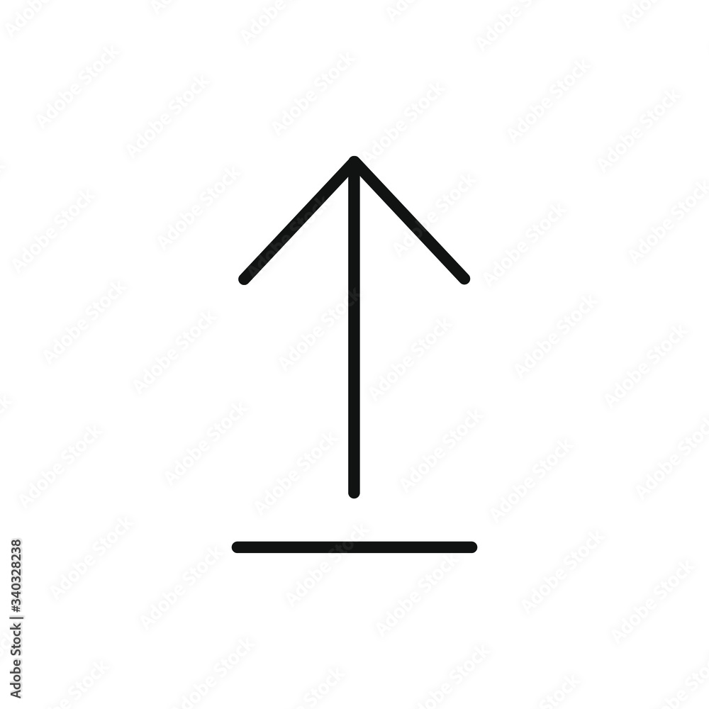 simple icon of a upload isolated on white background simple icon of a upload isolated on white background