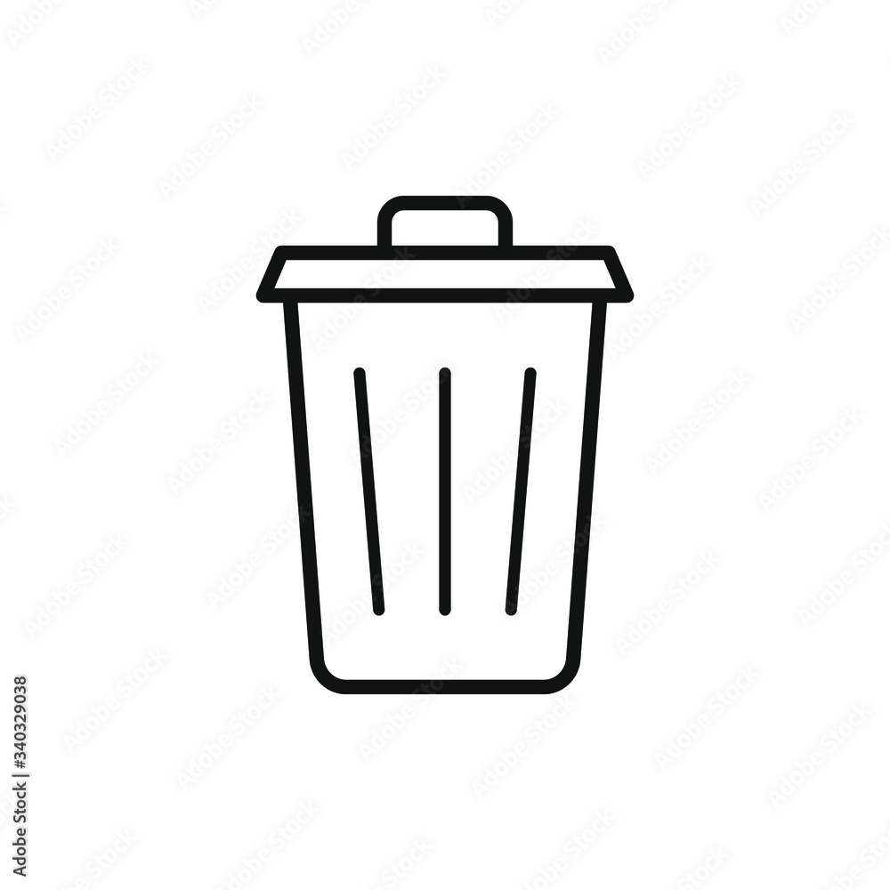 delete icon, trash icon vector illustration delete icon, trash icon vector illustration