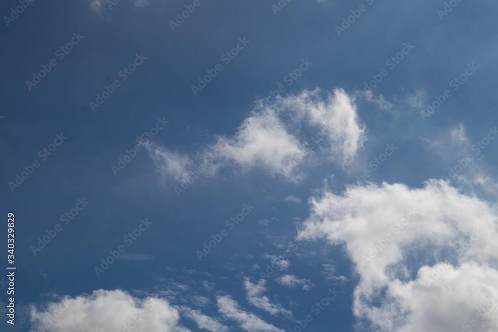 Blue sky with cloud for text space background Blue sky with cloud for text space background