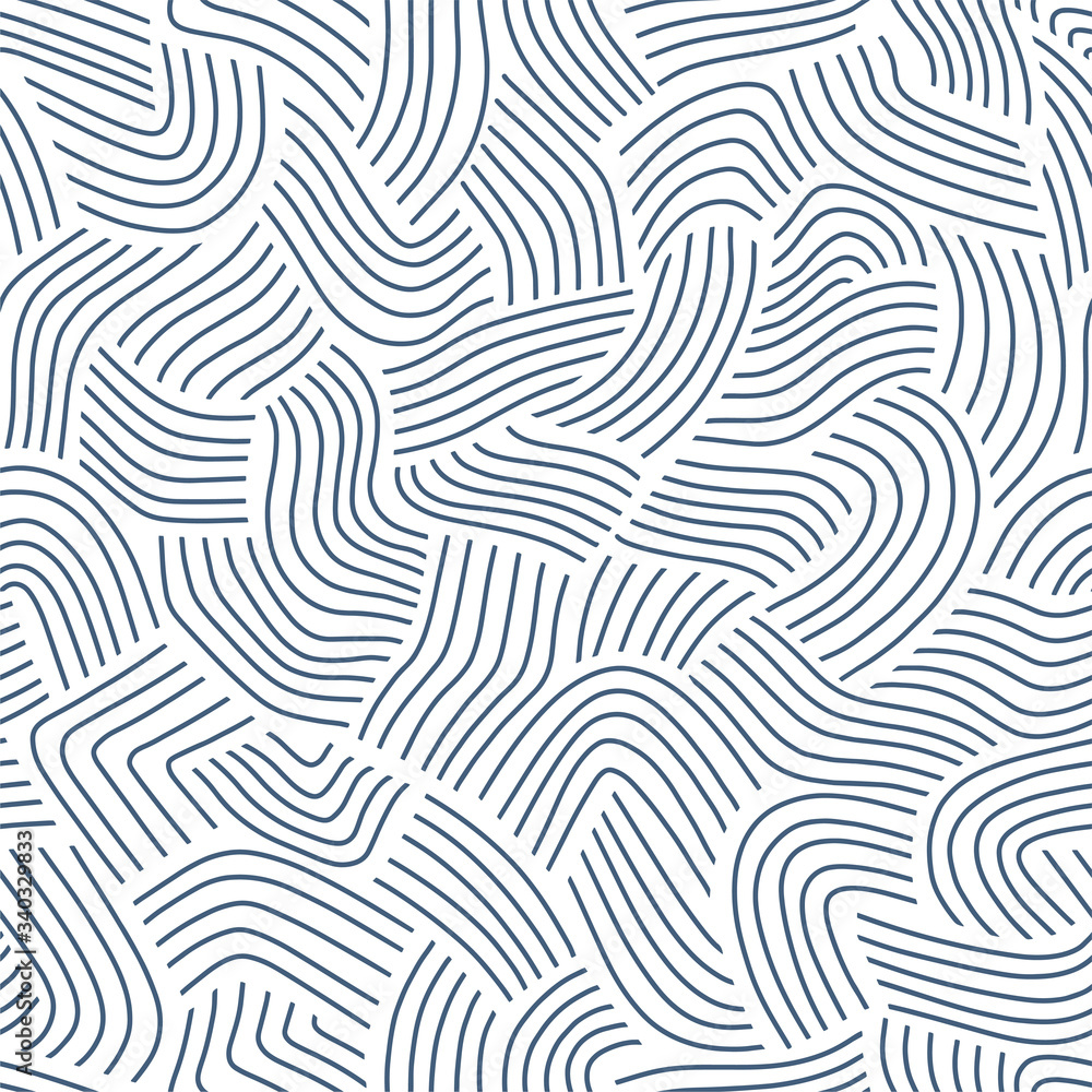 Design seamless monochrome maze. Intertwining wavy line. Abstract textural background. Vector pattern
Design seamless monochrome maze. Intertwining wavy line. Abstract textural background. Vector pattern