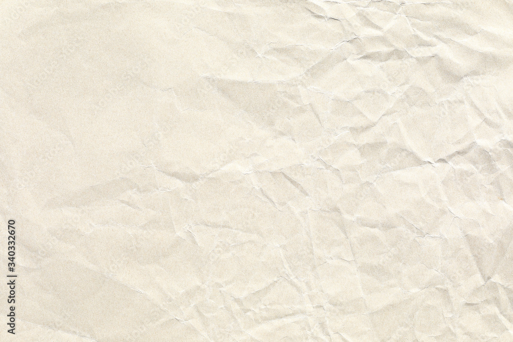 Fototapeta premium brown crumpled paper background texture