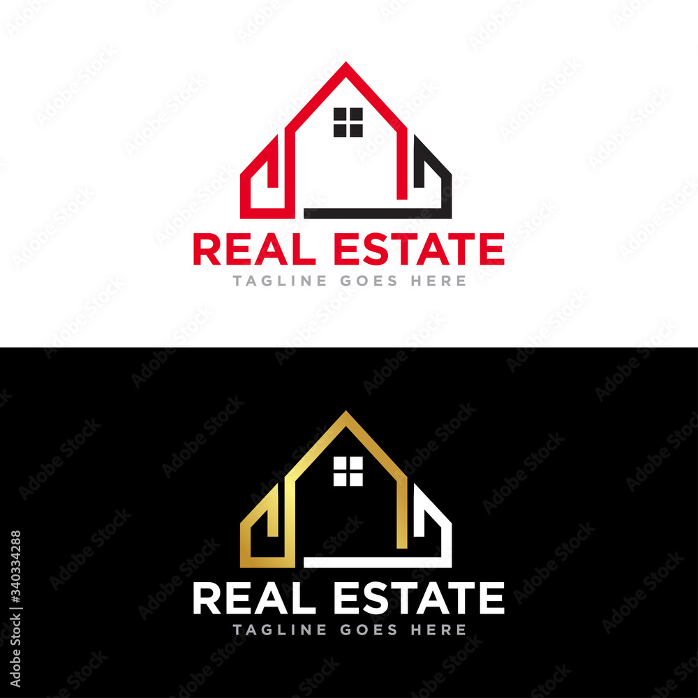 Real Estate Logo Design Vector Real Estate Logo Design Vector