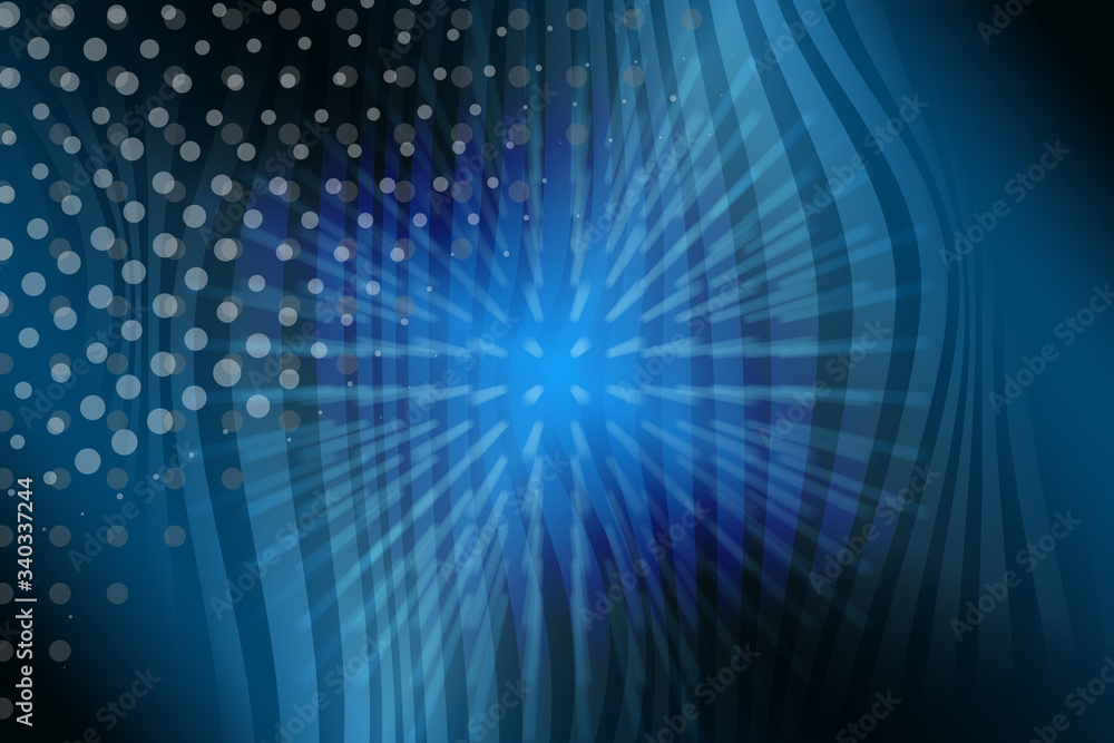 Fototapeta premium abstract, blue, design, light, wallpaper, illustration, wave, graphic, pattern, lines, technology, backgrounds, fractal, art, concept, backdrop, motion, space, texture, waves, curve, futuristic