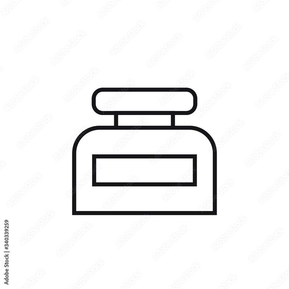 body cream icon vector outline design isolated on white background body cream icon vector outline design isolated on white background