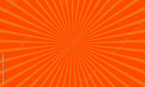 Comic style sub blast vector illustration, Super hero cartoon gradient texture, Sunbeam light flash boom poster