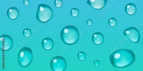 Vector illustration of water drop(sea)