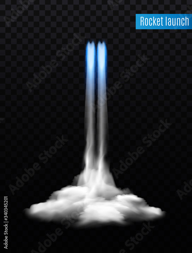 Rocket Launch Flame Composition