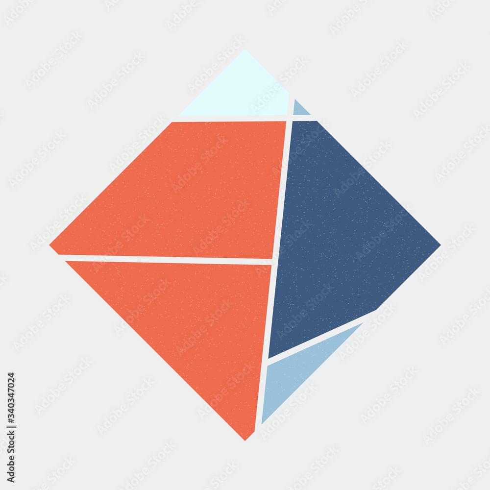 Mondrian style art colorful logo design illustration Mondrian style art colorful logo design illustration