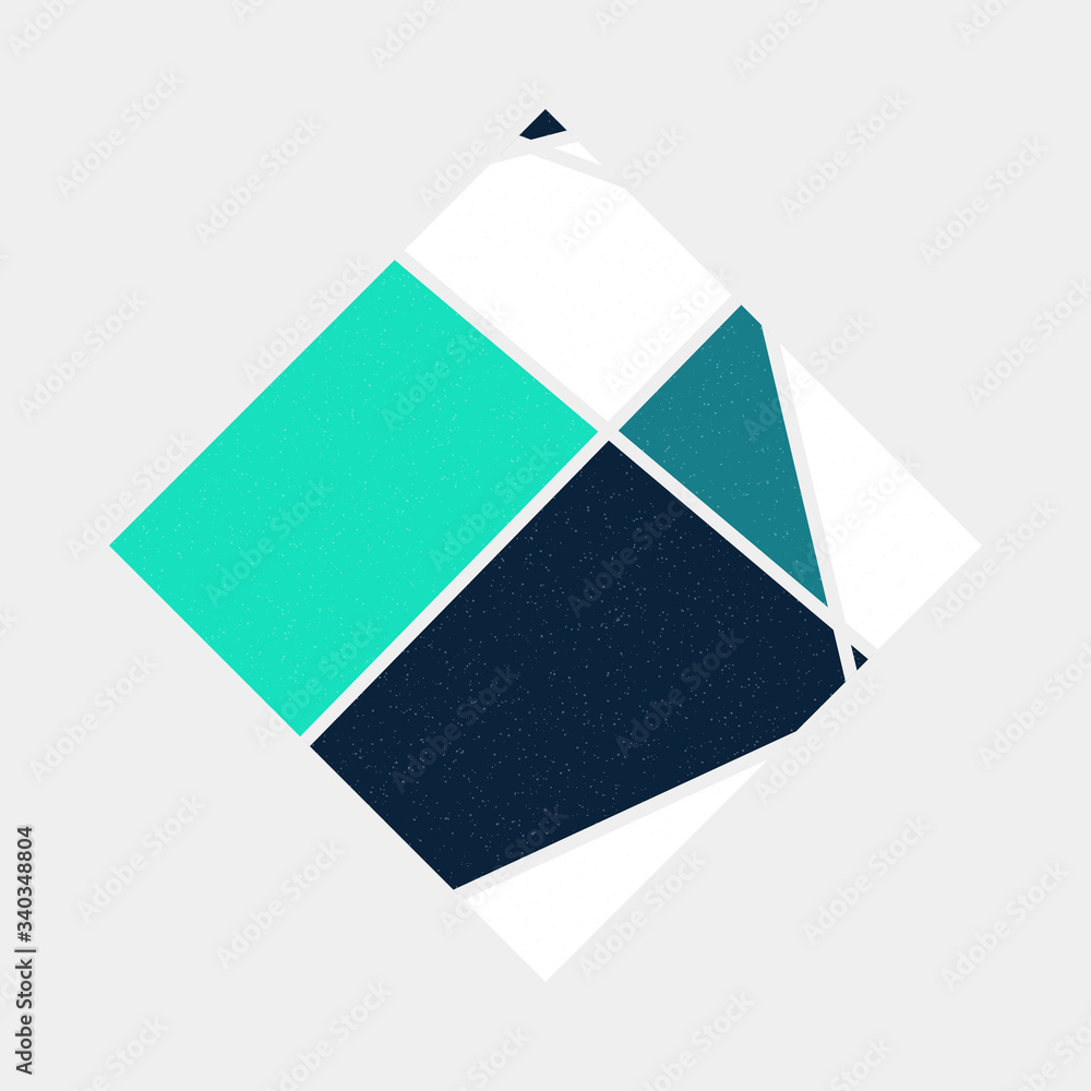 Mondrian style art colorful logo design illustration Mondrian style art colorful logo design illustration