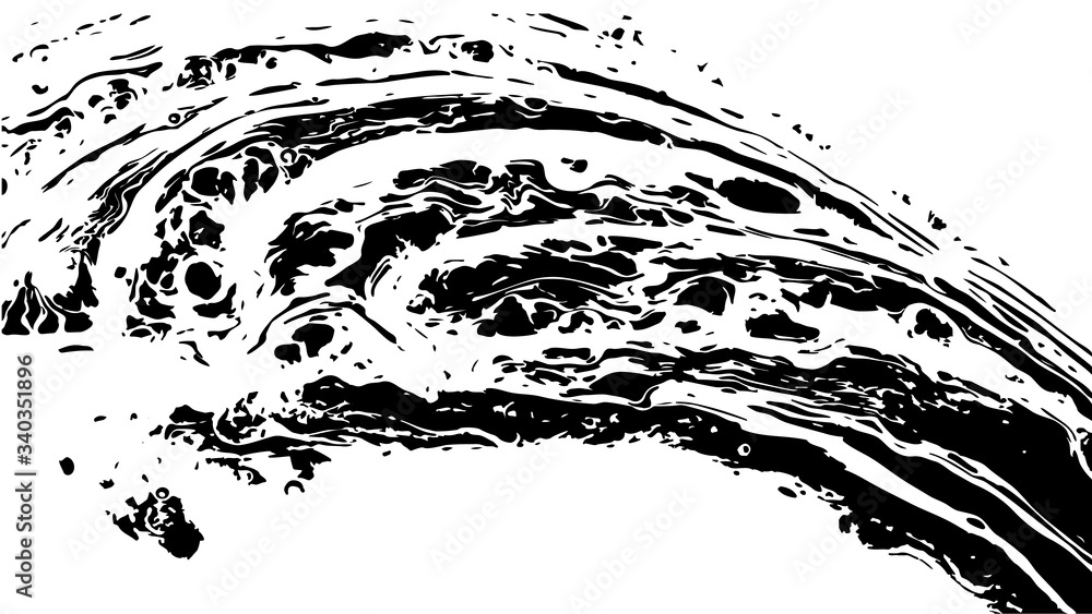 Fototapeta premium Black and white marble texture